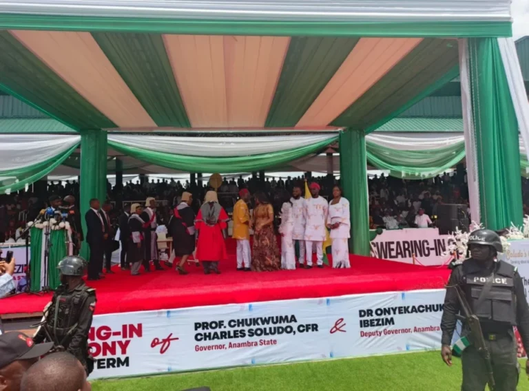 Soludo sworn in for second term as Anambra State governor